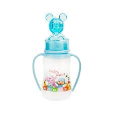 بی بی لند شیرخوری عروسکی ارتودنسی 150ml آبی