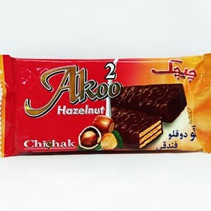 آکو دوقلو فندق چیچک وزن 55 گرم