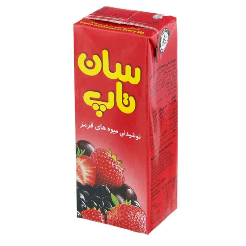 نوشیدنی سان تاپ مخلوط قرمز حجم 200 میلی لیتر