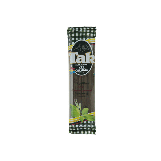 ماکارونی اسپاگتی قطر 1.5 فیبردار ریحان جعبه ای 500 گرمی تک ماکارون