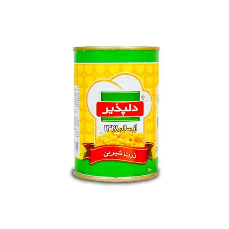 کنسرو ذرت دلپذیر وزن 415 گرم