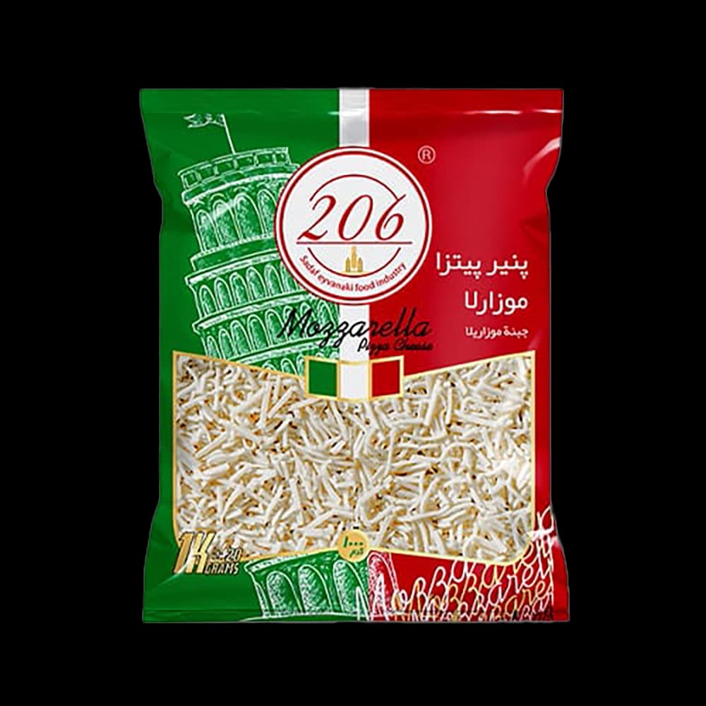 پنیر پیتزا موزارلا رنده شده 1000 گرم 206