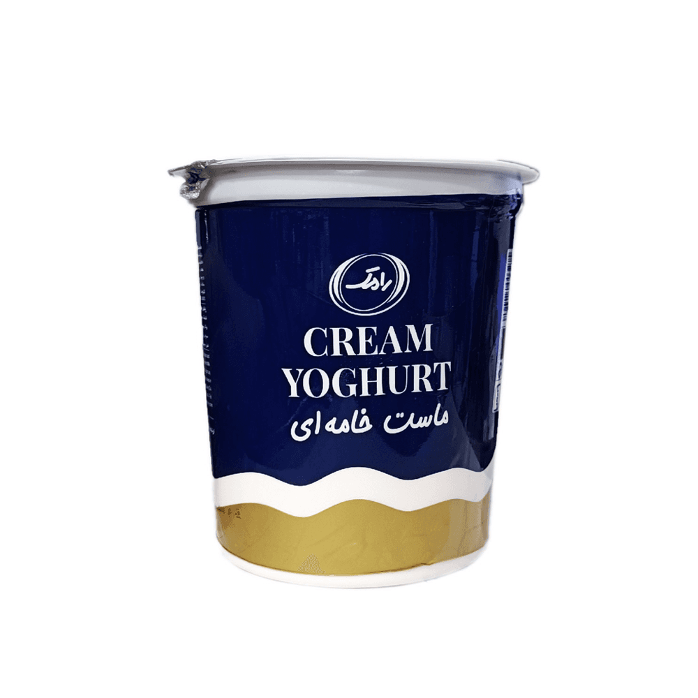 ماست خامه ای 900 گرم رامک
