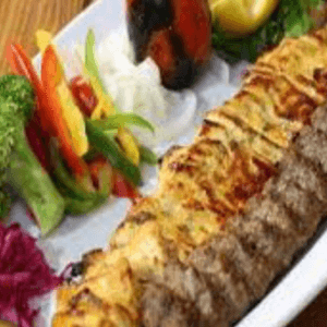 خوراک کباب درباری شهر غذا