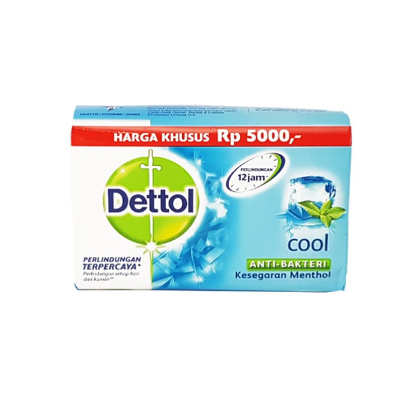 صابون ضدباکتریال دتول رنگ آبی وزن 105 گرم