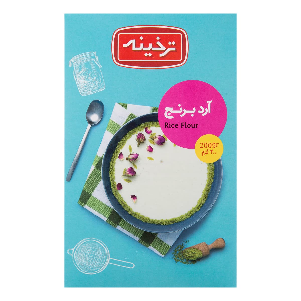 آرد برنج ترخینه وزن 200 گرم
