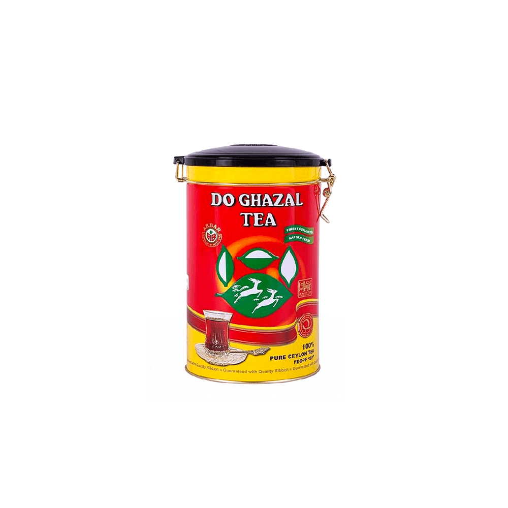 چای خالص سیلان قوطی 400 گرم دو غزال