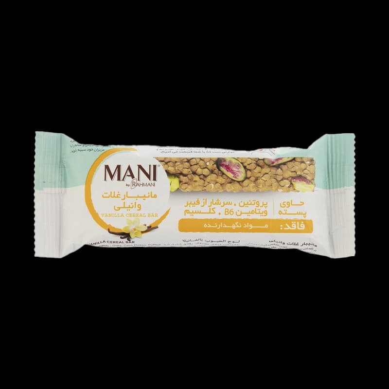 مانیبار غلات وانیلی 30 گرم مانی