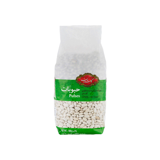 لوبیا سفید 900 گرمی گلستان