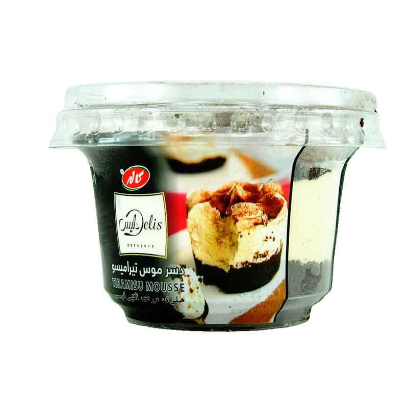 دسر بستنی تیرامیسو با کیک کاله وزن 90 گرم