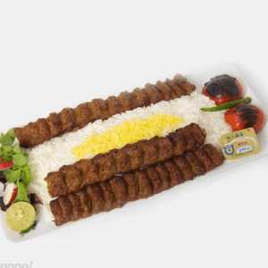 چلو کباب سه سیخ شهر غذا