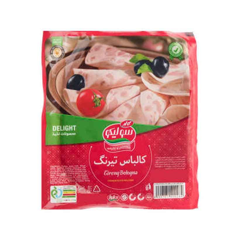 کالباس ژامبون مرغ سولیکو 90 درصد مدل تیرنگ
