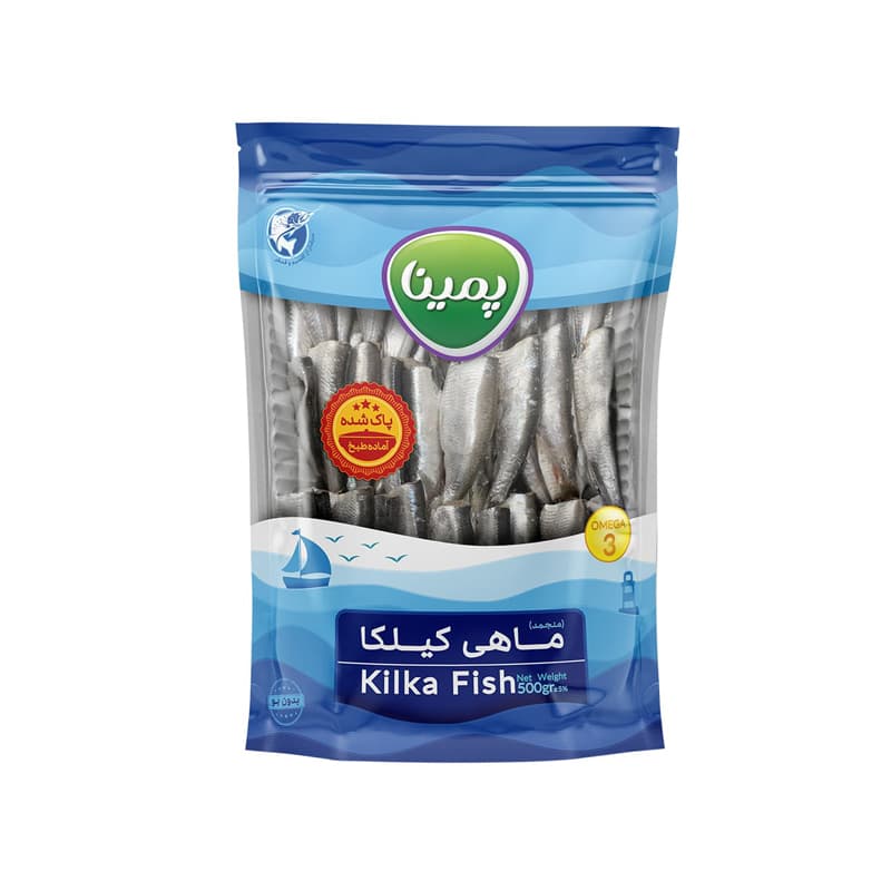 ماهی کیلکا پاک شده ممتاز  500 گ کالین