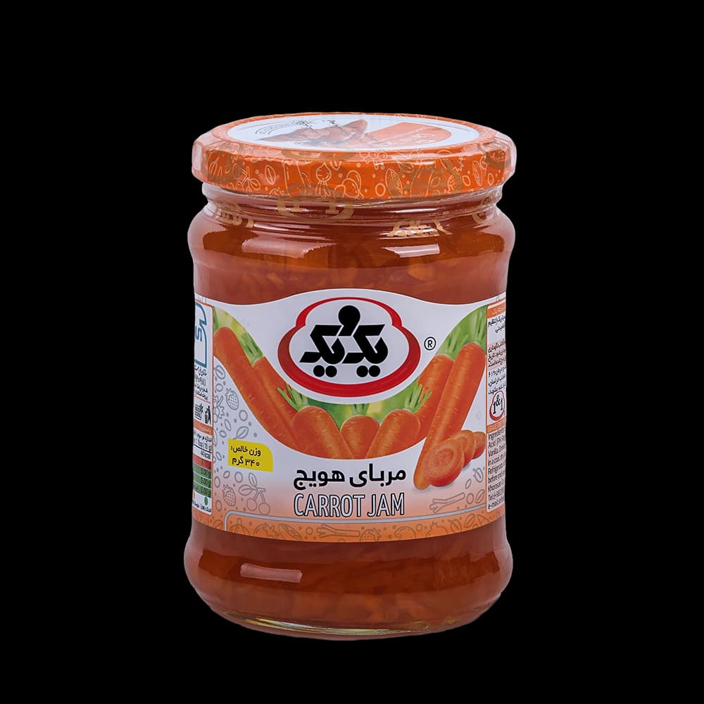 مربا هویج 340 گرم یک و یک