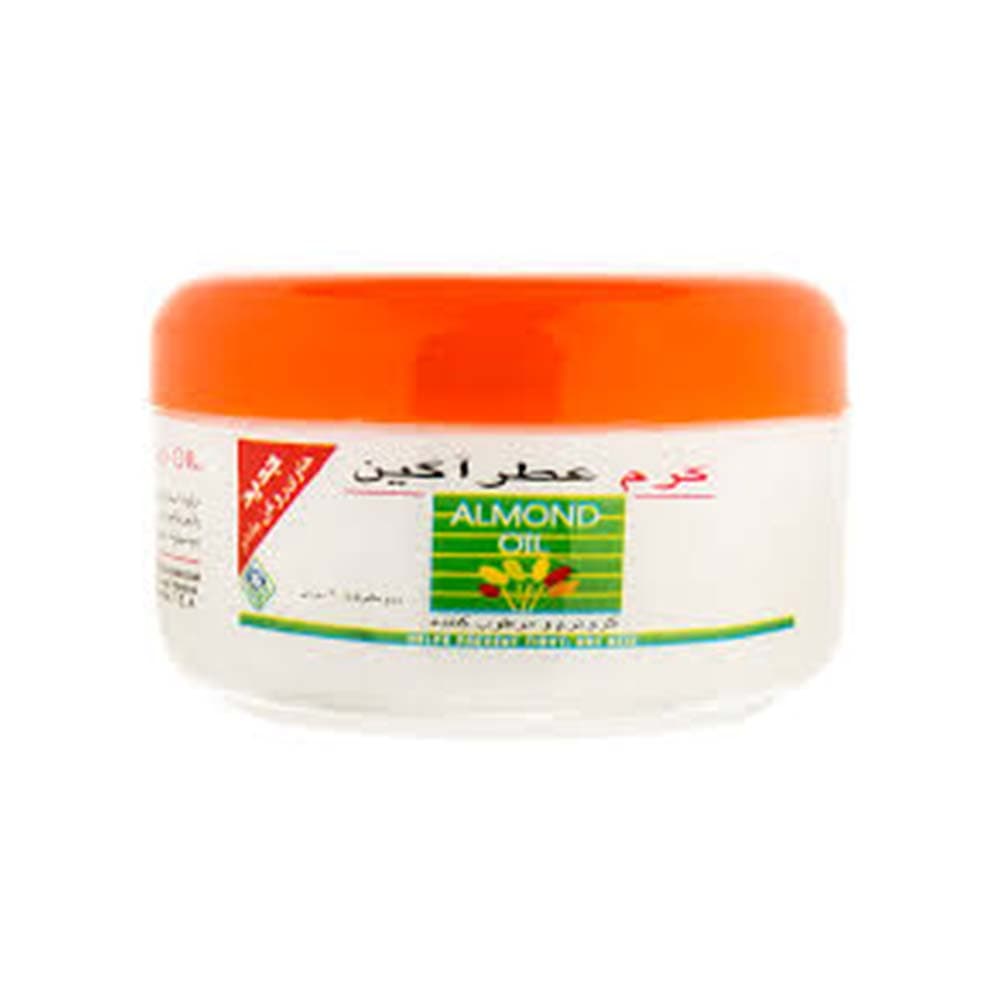 کرم مرطوب کننده پوست حاوی روغن بادام کاسه ای 200 میل عطرآگین