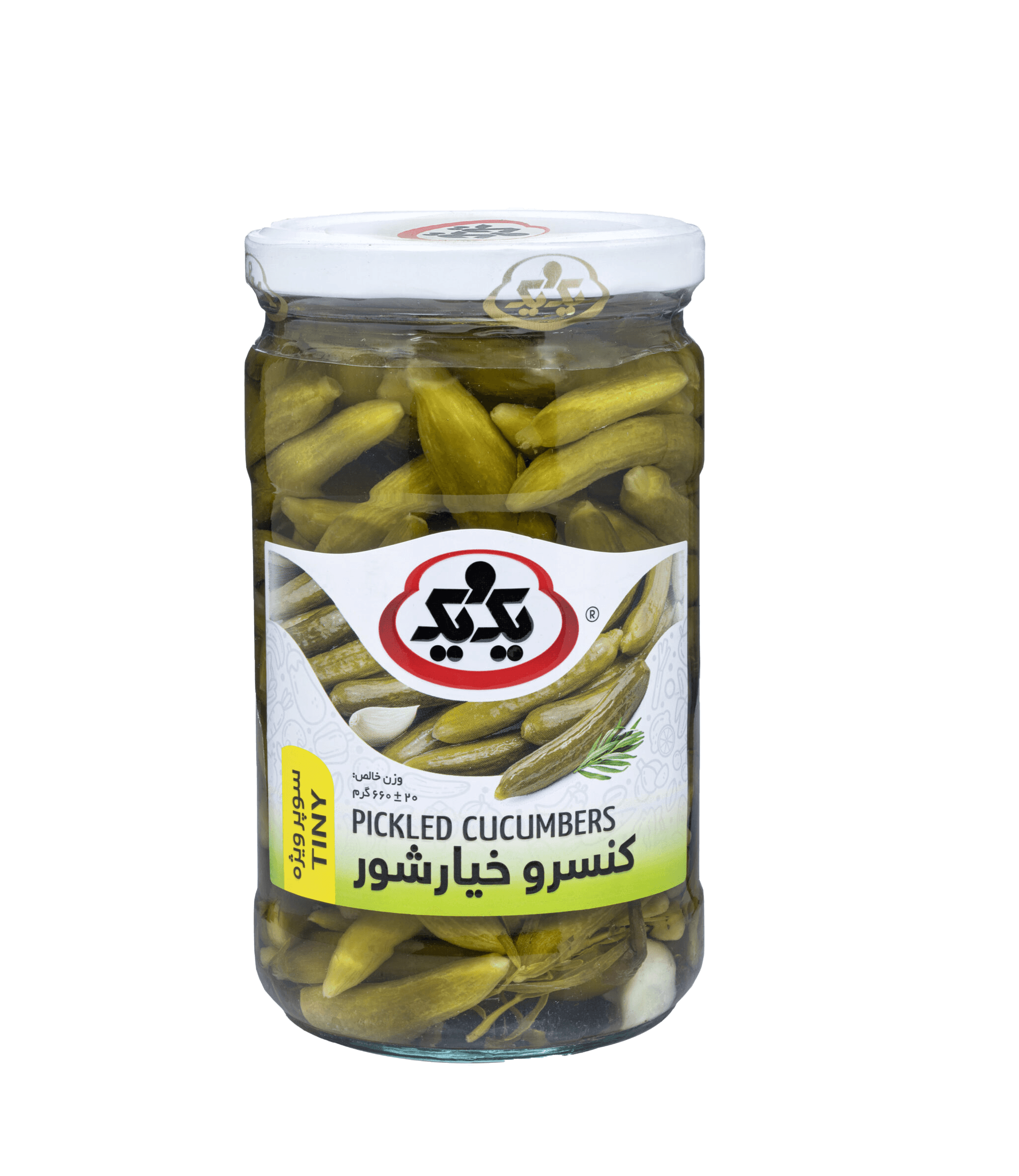 خيارشور سوپر ويژه 650 گرم يك و يك