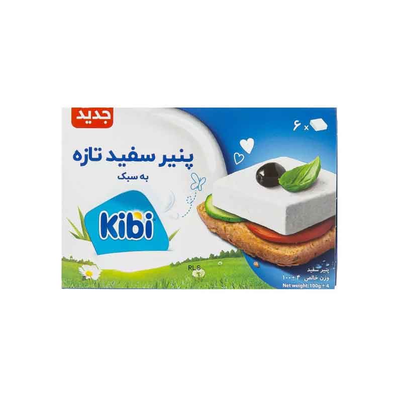 پنیر سفید کیبی وزن 100 گرم بسته 6 عددی