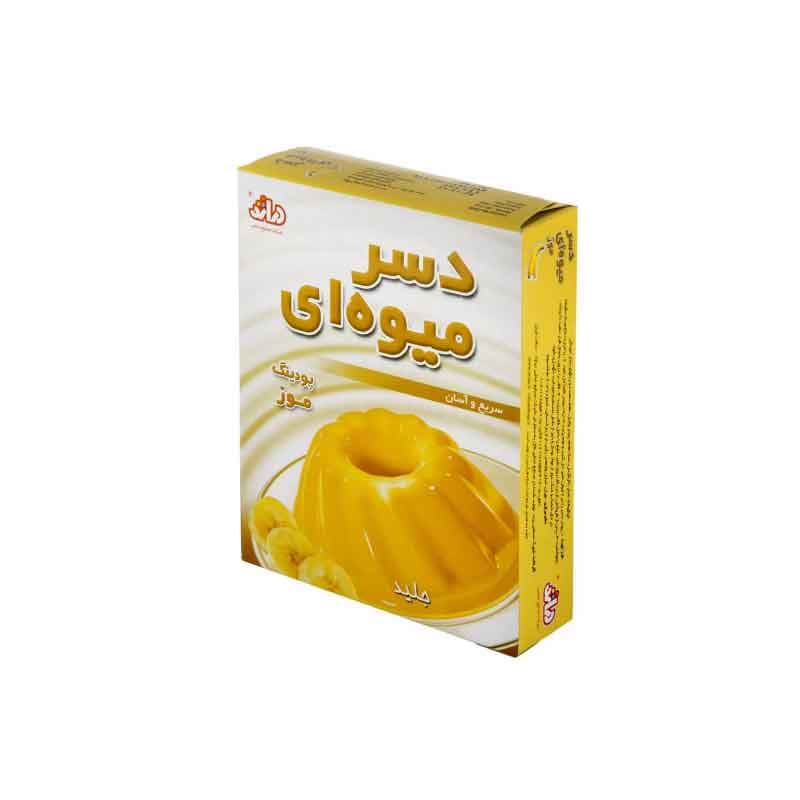 پودر دسر دراژه طعم موزی وزن 50 گرم