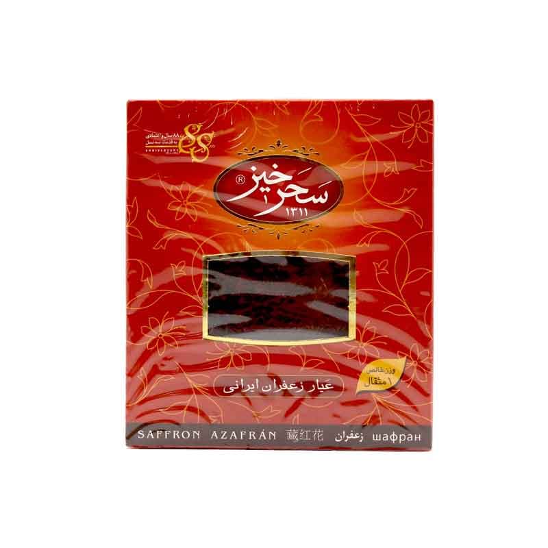زعفران کادویی سرگل  سحرخیز وزن 1 مثقال