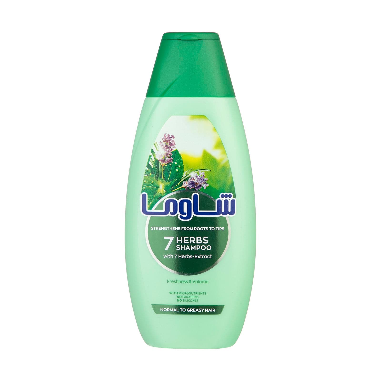 شامپو گیاهی زنانه شاوما حجم 400 میلی لیتر مدل 7 Herb