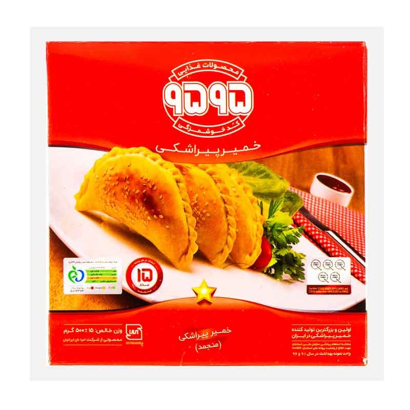 خمیر پیراشکی 9595 وزن 500 گرم