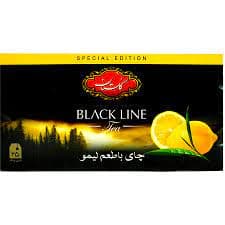 چای کیسه ای جعبه ی رویال با طعم لیمو 25عددی گلستان