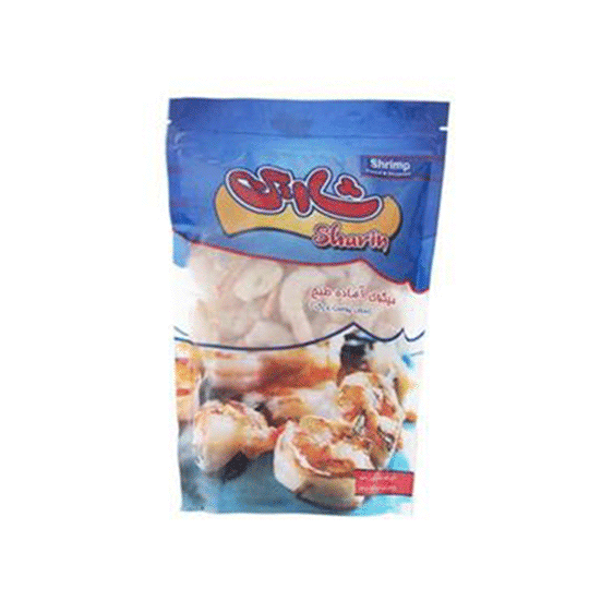 میگوخام سایز 60-51 حجم 500 گرمی شارین