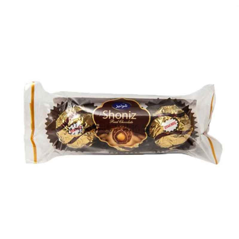 شکلات طلایی شونیز بسته 3 عددی