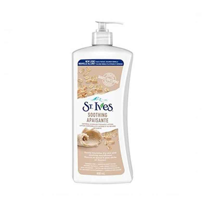لوسیون بدن سینت ایوز مدل SOOTHING حاوی عصاره جو دوسر و شی باتر  حجم 621 میلی لیتر