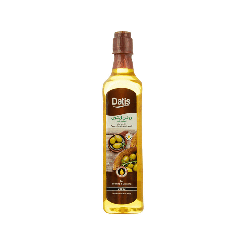 روغن زیتون تصفیه شده مناسب برای پت و پز و سالاد 700 میلی لیتر داتیسDatis