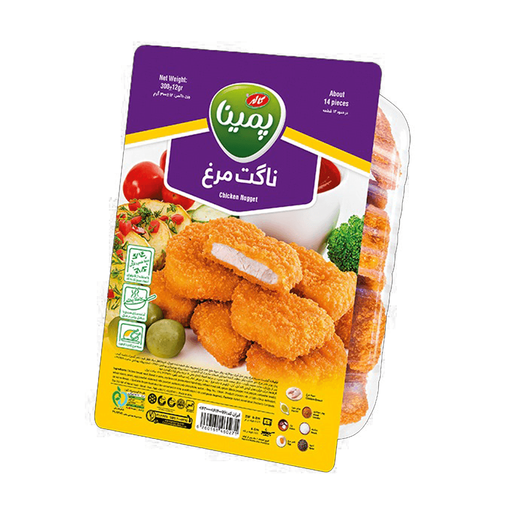 ناگت مرغ 450 گرم پمینا