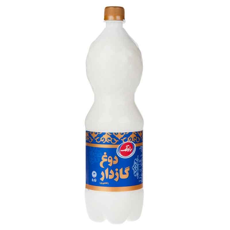 دوغ  گاز دار رامک حجم 1.5 لیتر