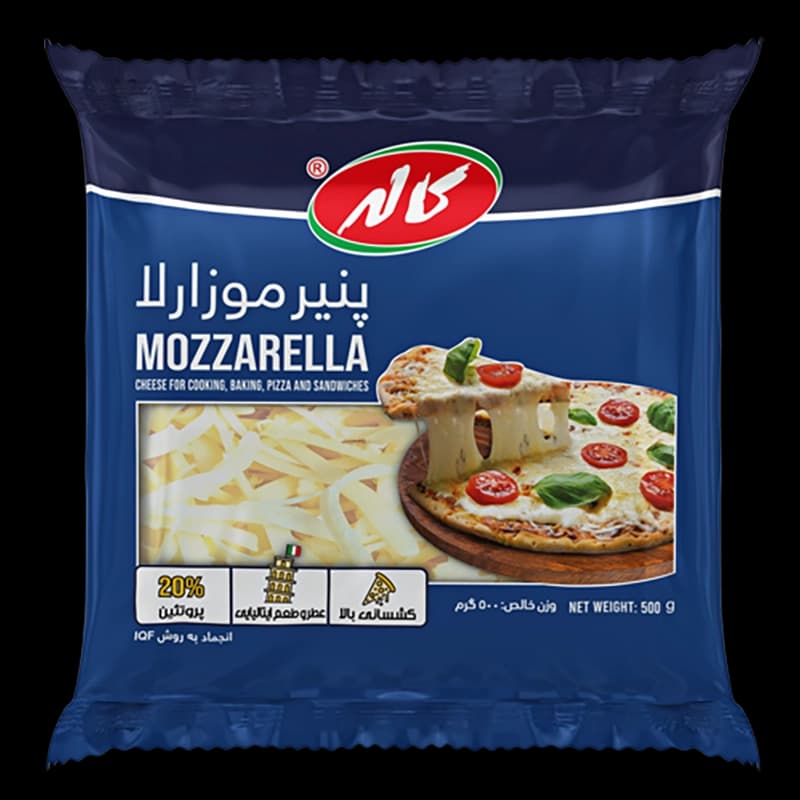 پنیر موزارلا رنده شده 500 گرم کاله