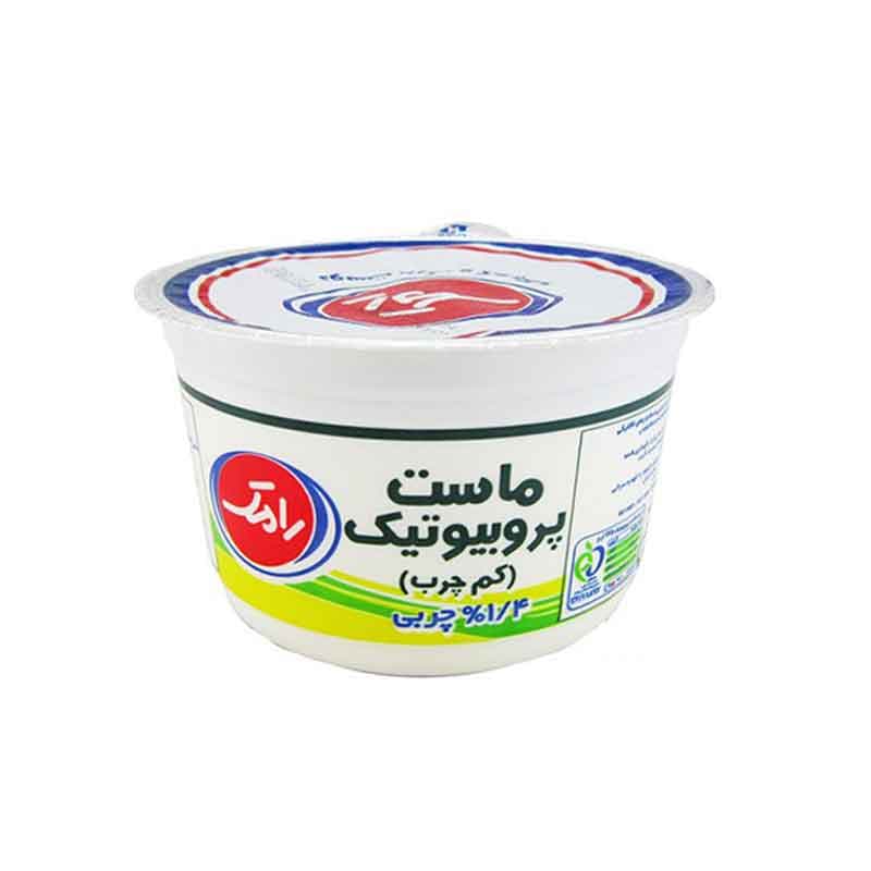 ماست کم چرب رامک مدل پروبیوتیک وزن 500 گرم