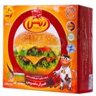 همبرگر مخصوص با پنیر 60% دمس بسته 4 عددی