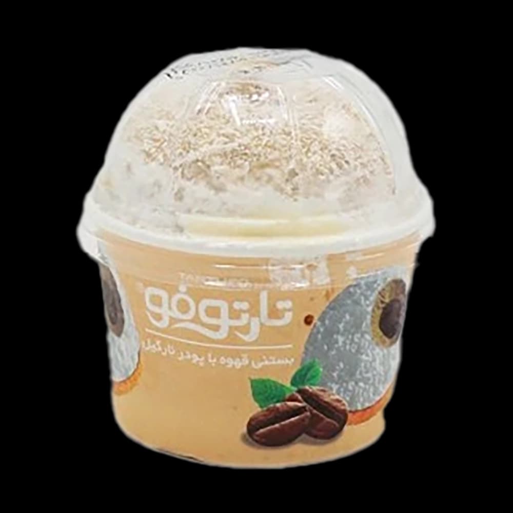 بستنی قهوه با پودر نارگیل تارتوفو لیوانی 110 گرم روز