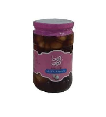 ترشی سیرگل با کارامل گوناگون وزن 700 گرم