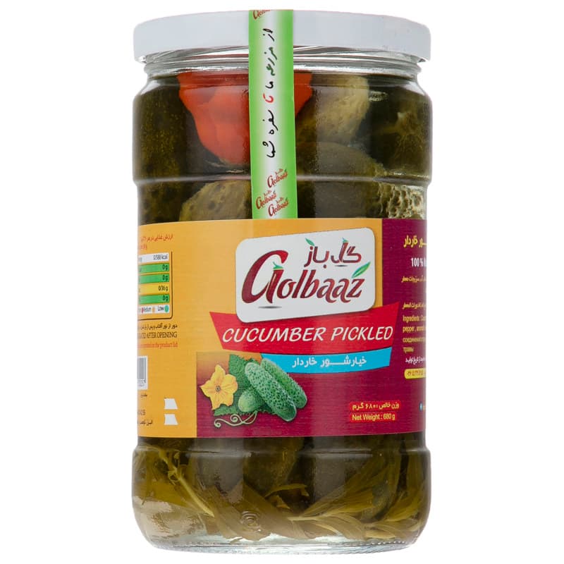 خیار شور  گل باز وزن 680 گرم