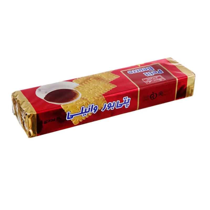 بیسکویت وانیلی پتی بور شیرین عسل وزن 125 گرم