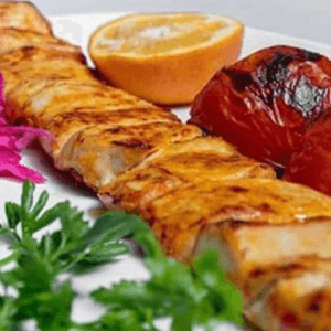 خواک جوجه کباب زعفرانی شهر غذا