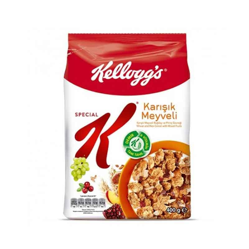 کورن فلکس پاکتی میوه ای اسپیشال کی وزن 400 گرم
