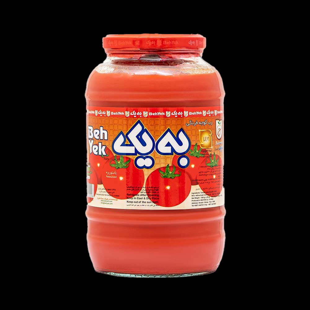 کنسرو رب گوجه فرنگی شیشه  1500 گرم به یک