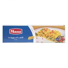 لازانیا سریع پخت وزن 250 گرمی مانا