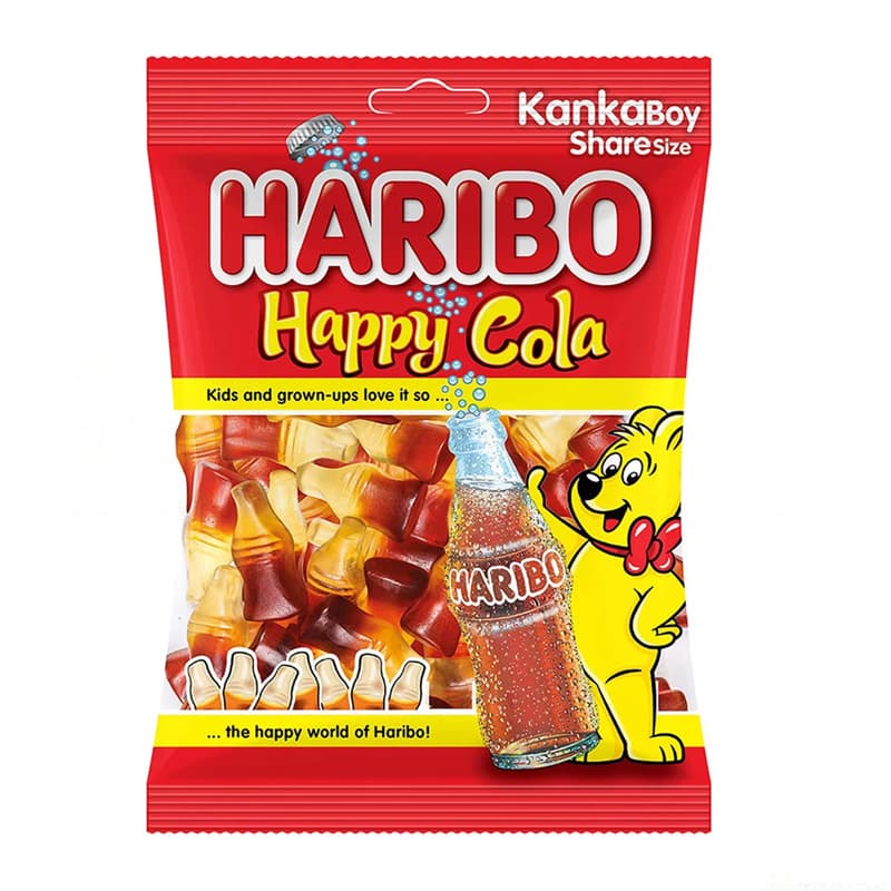پاستیل نوشابه ای هاریبو وزن 160 گرم بسته 29 عددی