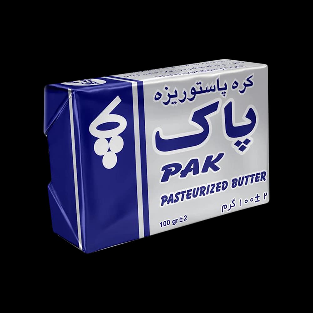 کره 100 گرم پاستوریزه پاک