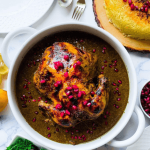 چلو خورشت فسنجان شهر غذا