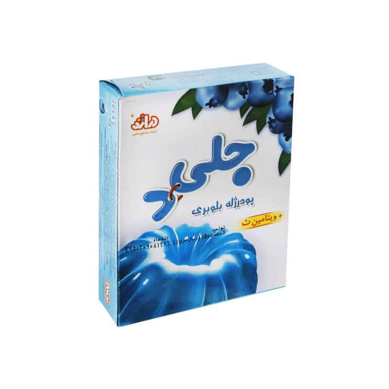 پودر ژله دراژه طعم بلوبری وزن 100 گرم