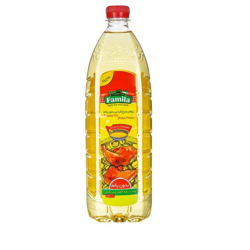 روغن سرخ کردنی فامیلا بدون پالم وزن 810 گرم