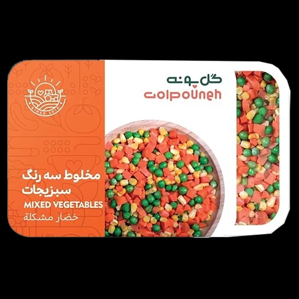 مخلوط سبزیجات رنگی 400 گرم گل پونه