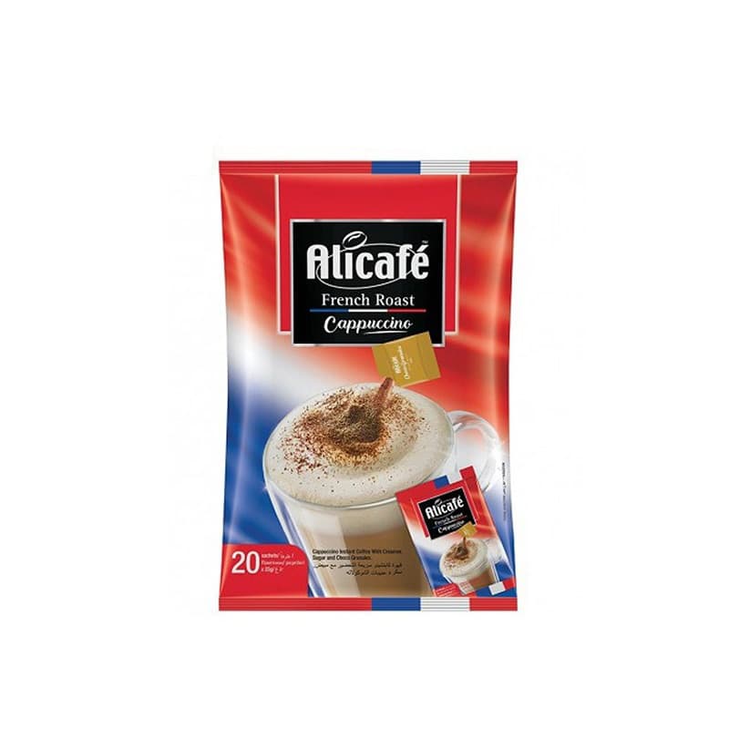 کاپوچینو علی کافه مدل فرنچ رست بسته 20 عددی